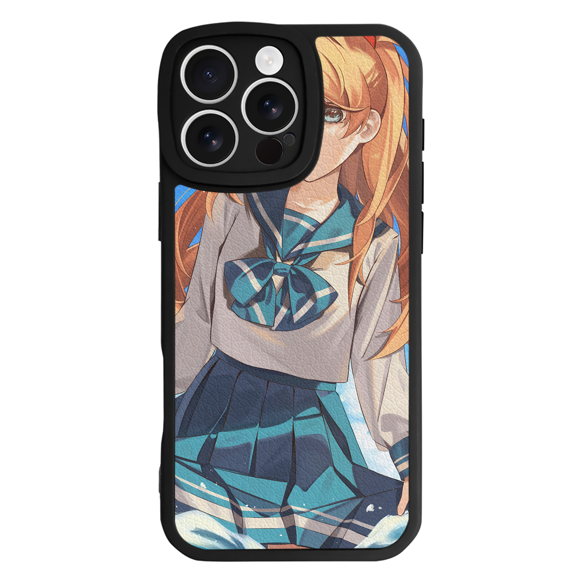 （画像用） EVA 新世紀エヴァンゲリオン 【iPhone 16シリーズ対応】シリコンスマホケース（レザー調） 材質：シリコン